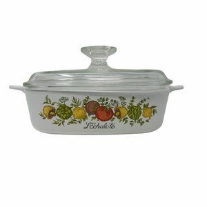 1 Qt CorningWare Casserole Dish Spice of Life